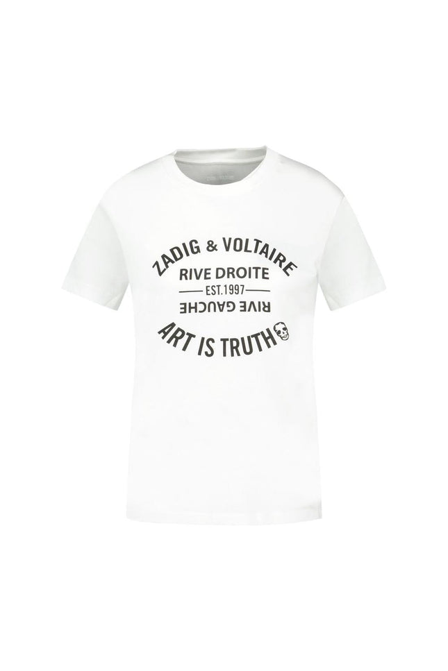 Walk Ico Blason Eco T-Shirt - Zadig & Voltaire - Baumwolle - Weiß