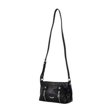 Sunny Mood Schultertasche - Zadig & Voltaire - Leder - Schwarz