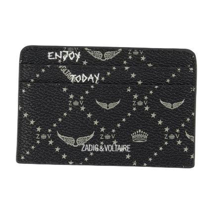 Zv Pass Monogramm Kartenhalter - Zadig & Voltaire - Synthetik - Schwarz