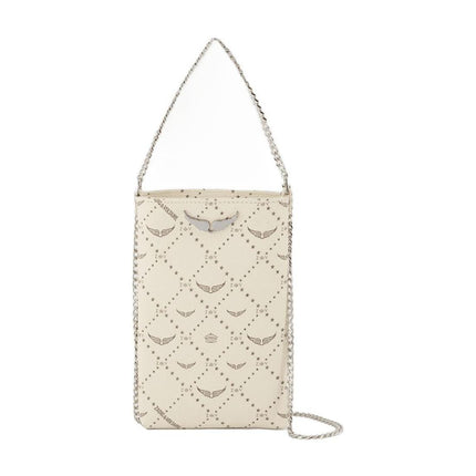 Rock Clutch - Zadig & Voltaire - Leder - Weiß