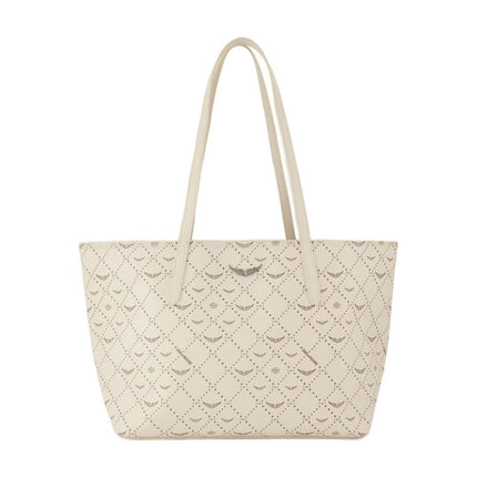 Cabas Z Shopper Monogram - Zadig & Voltaire - Synthetik - Weiß