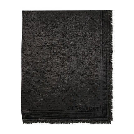 Glenn Monogram-Schal - Zadig & Voltaire - Viskose - Schwarz