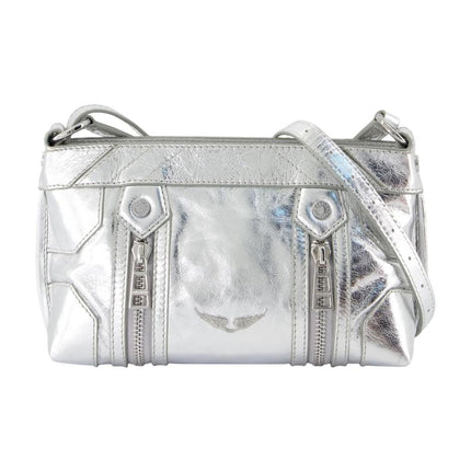 Sunny Mood Schultertasche - Zadig & Voltaire - Leder - Silber
