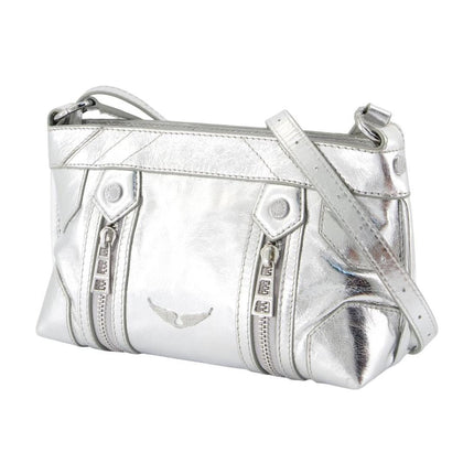 Sunny Mood Schultertasche - Zadig & Voltaire - Leder - Silber