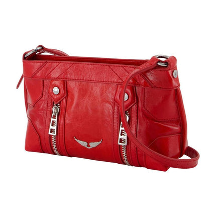 Sunny Mood Schultertasche - Zadig & Voltaire - Leder - Rot