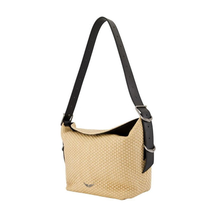 Jane Korb-Schultertasche - Zadig & Voltaire - Baumwolle - Beige