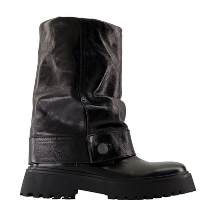 Angie Sleeve Stiefeletten - Zadig & Voltaire - Leder - Schwarz