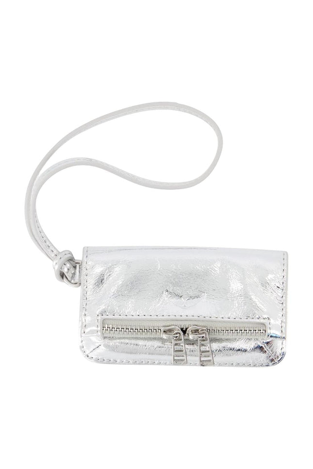 Rock Keyring Kartenhalter - Zadig & Voltaire - Leder - Silber