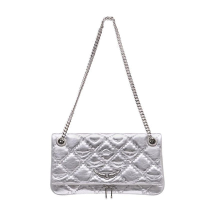 Wallet On Chain Rock Ii - Zadig & Voltaire - Leder - Silber