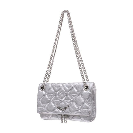 Wallet On Chain Rock Ii - Zadig & Voltaire - Leder - Silber