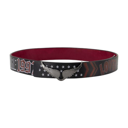 Rock Reversible Belt - Zadig & Voltaire - Leder - Schwarz
