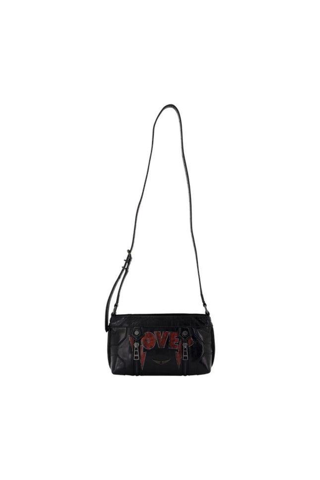 Sunny Mood Punk Schultertasche - Zadig & Voltaire - Leder - Schwarz