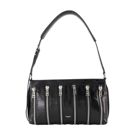 Sunny Moody Schultertasche - Zadig & Voltaire - Leder - Schwarz