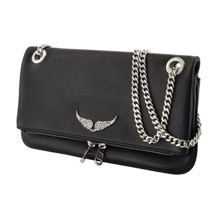 Wallet On Chain Rock Ii - Zadig & Voltaire - Leder - Schwarz