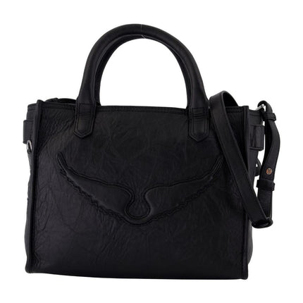 Einkaufstasche Angel Xs - Zadig & Voltaire - Leder - Schwarz