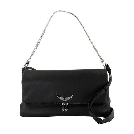 Rocky Xl Schultertasche - Zadig & Voltaire - Leder - Schwarz