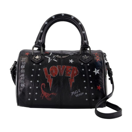 Sunny Ray Xs Punk Schultertasche - Zadig & Voltaire - Leder - Schwarz