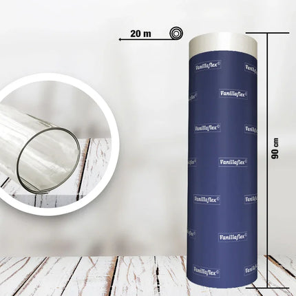 Vanillaflex PVC-Rolle Weiß 900mm x 15m – 1,8mm Stärke