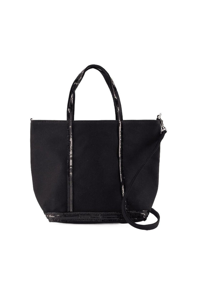 Einkaufstasche S - Vanessa Bruno - Baumwolle - Schwarz