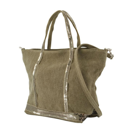 Einkaufstasche S - Vanessa Bruno - Leinen - Khaki