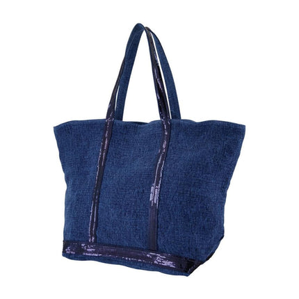 Cabas L Zipped - Vanessa Bruno - Leinen - Blau