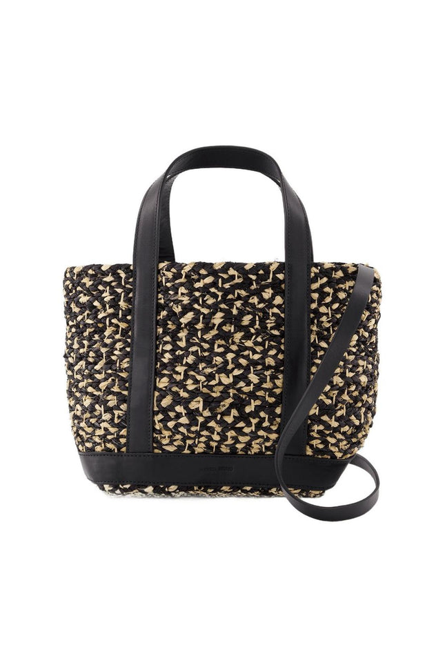 Einkaufstasche S - Vanessa Bruno - Raphia - Beige