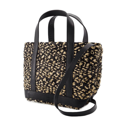 Einkaufstasche S - Vanessa Bruno - Raphia - Beige