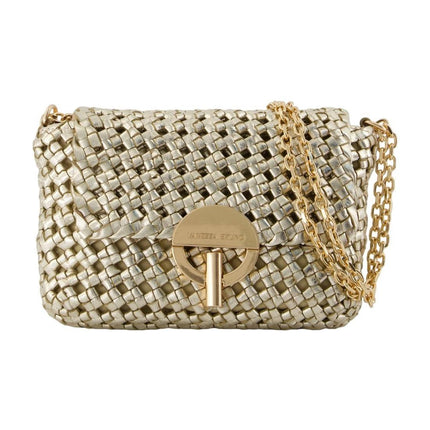 Moon Medium Schultertasche - Vanessa Bruno - Pflanzlich gegerbtes Leder - Gold