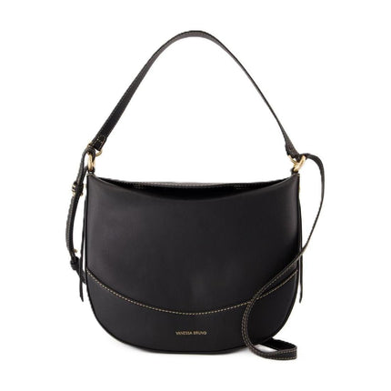 Handtasche Daily Mm - Vanessa Bruno - Leder - Schwarz