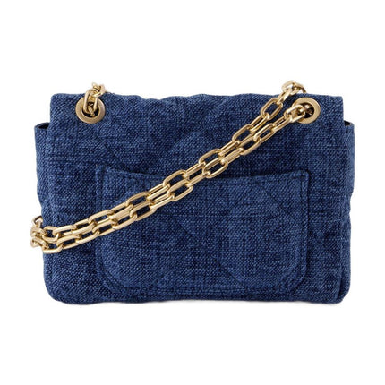 Nano Moon Handtasche - Vanessa Bruno - Leinen - Blau