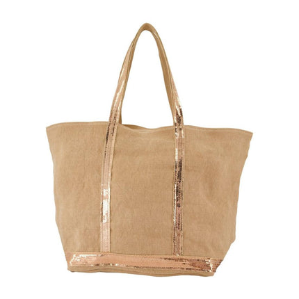 Cabas L Zippe - Vanessa Bruno - Leinen - Rosa