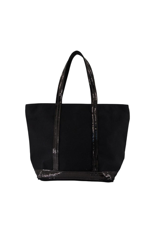 Cabas M Zipper - Vanessa Bruno - Baumwolle - Schwarz