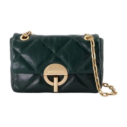 Wallet On Chain Nano Moon - Vanessa Bruno - Leder - Grün