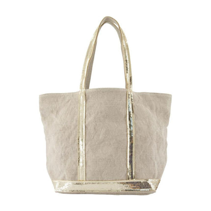 Cabas M Zipper - Vanessa Bruno - Leinen - Neutral