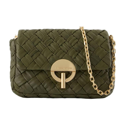 Nano Moon Schultertasche - Vanessa Bruno - Leder - Braun