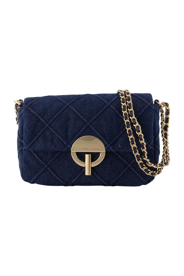 Moon Medium Schultertasche - Vanessa Bruno - Baumwolle - Blau