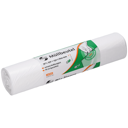 DEISS 36101 - 250+250x600 mm weiss | Rolle (50 Stück)