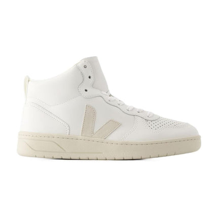 Sneakers V-15 - Veja - Leder - Naturweiß