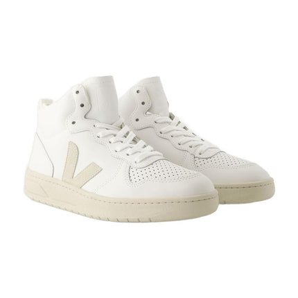 Sneakers V-15 - Veja - Leder - Naturweiß