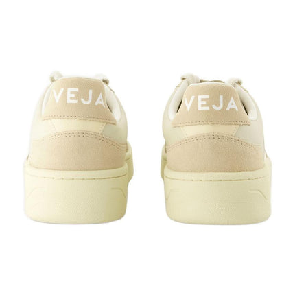 Sneakers V-90 - Veja - Leder - Beige