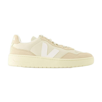 Sneakers V-90 - Veja - Leder - Beige