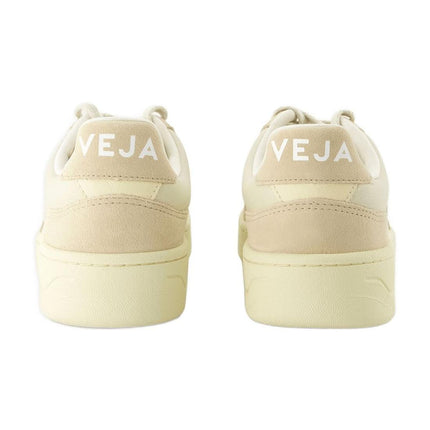 Sneakers V-90 - Veja - Leder - Beige