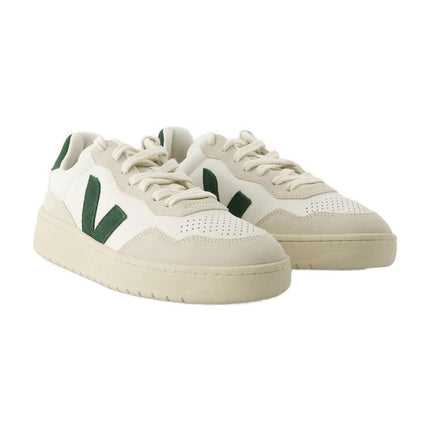 Sneakers V-90 - Veja - Leder - Weiß Cyprus
