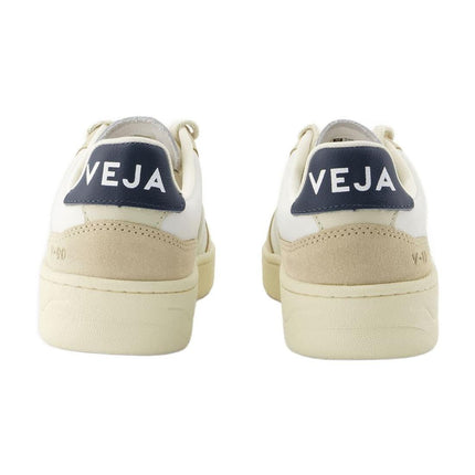 Sneakers V-90 - Veja - Leder - Steinweiß