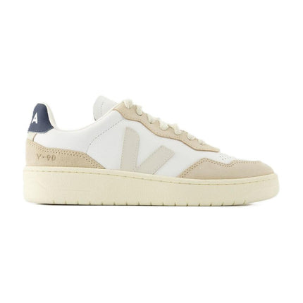 Sneakers V-90 - Veja - Leder - Steinweiß