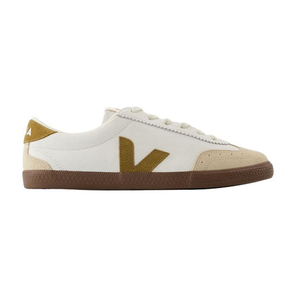 Volleyball Sneakers - Veja - Leder - Weiß