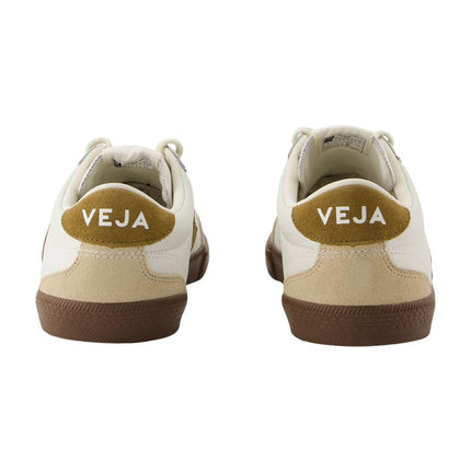 Volleyball Sneakers - Veja - Leder - Weiß