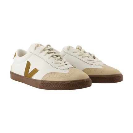 Volleyball Sneakers - Veja - Leder - Weiß