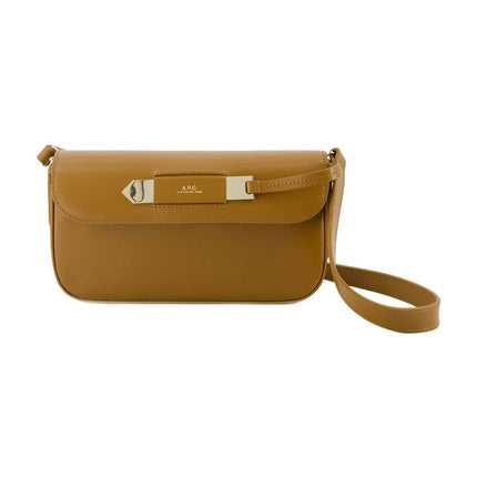 Charlotte Hobo Bag - A.P.C - Leder - Braun