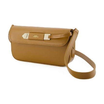 Charlotte Hobo Bag - A.P.C - Leder - Braun